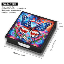 Load image into Gallery viewer, Cross Leather Diamond Art Note Box with 160 Sheets of Paper for Adults Beginners