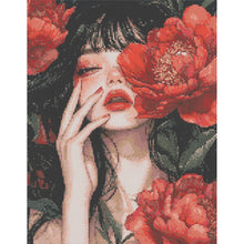 Load image into Gallery viewer, Diamond Painting - Full Round - Elegant Beauty (40*50CM)