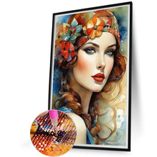 Load image into Gallery viewer, Diamond Painting - Full Round - Elegant Beauty (40*60CM)