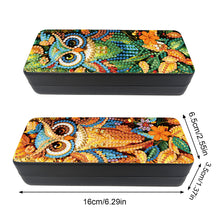 Load image into Gallery viewer, Feather Diamond Painting Eyeglasses Case Glasses Storage Case for Friends Gift