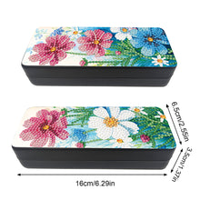 Load image into Gallery viewer, Feather Diamond Painting Eyeglasses Case Glasses Storage Case for Friends Gift