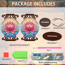 Load image into Gallery viewer, Animals Diamond Painting Candle Holder Ornaments Desktop Tea Light Candle Holder