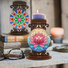 Load image into Gallery viewer, Animals Diamond Painting Candle Holder Ornaments Desktop Tea Light Candle Holder