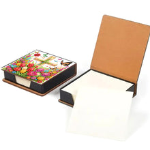 Load image into Gallery viewer, Cross Leather Diamond Art Note Box with 160 Sheets of Paper for Adults Beginners