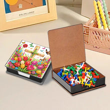 Load image into Gallery viewer, Cross Leather Diamond Art Note Box with 160 Sheets of Paper for Adults Beginners
