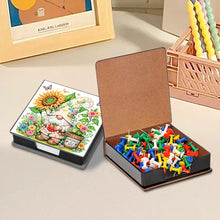 Load image into Gallery viewer, Gnome Leather Diamond Art Note Box with 160 Sheets of Paper for Beginners