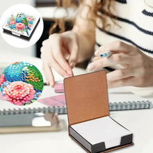 Load image into Gallery viewer, Bird Leather Diamond Art Note Box with 160 Sheets of Paper for Beginners