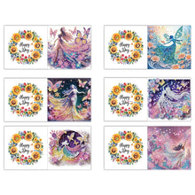 Load image into Gallery viewer, 6pcs Diamond Painting Greeting Cards DIY Diamond Art Cards for Adults (Girl A)