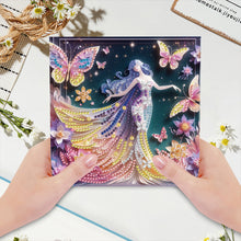 Load image into Gallery viewer, 6pcs Diamond Painting Greeting Cards DIY Diamond Art Cards for Adults (Girl A)