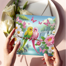 Load image into Gallery viewer, 6pcs Diamond Painting Greeting Cards DIY Diamond Art Cards for Adults (Bird)