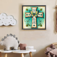 Load image into Gallery viewer, Diamond Painting - Full Round - Cross Butterfly (30*30CM)