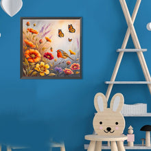 Load image into Gallery viewer, Diamond Painting - Full Round - Flower Robin (30*30CM)