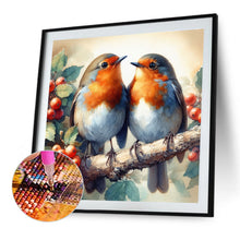 Load image into Gallery viewer, Diamond Painting - Full Round - A Pair Of Robins (30*30CM)