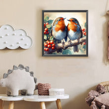 Load image into Gallery viewer, Diamond Painting - Full Round - A Pair Of Robins (30*30CM)