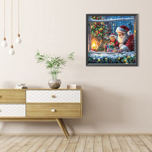 Load image into Gallery viewer, AB Diamond Painting - Full Round - Christmas Snowy Night (40*40CM)
