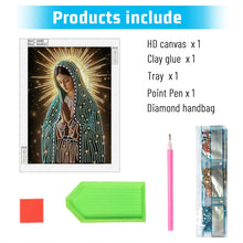 Load image into Gallery viewer, Diamond Painting - Partial Special Shaped - Virgin Mary (30*40CM)