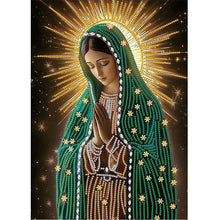 Load image into Gallery viewer, Diamond Painting - Partial Special Shaped - Virgin Mary (30*40CM)