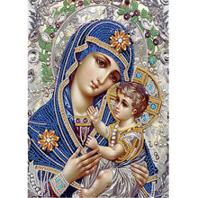 Load image into Gallery viewer, Diamond Painting - Partial Special Shaped - Virgin Mary (30*40CM)