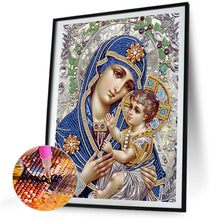 Load image into Gallery viewer, Diamond Painting - Partial Special Shaped - Virgin Mary (30*40CM)