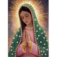 Load image into Gallery viewer, Diamond Painting - Partial Special Shaped - Virgin Mary (30*40CM)