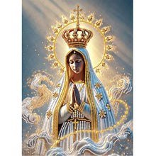Load image into Gallery viewer, Diamond Painting - Partial Special Shaped - Virgin Mary (30*40CM)