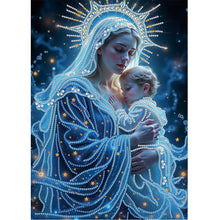 Load image into Gallery viewer, Diamond Painting - Partial Special Shaped - Virgin Mary (30*40CM)