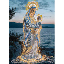 Load image into Gallery viewer, Diamond Painting - Partial Special Shaped - Virgin Mary (30*40CM)