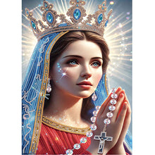 Load image into Gallery viewer, Diamond Painting - Partial Special Shaped - Virgin Mary (30*40CM)