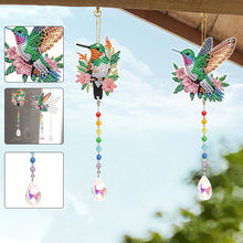 Load image into Gallery viewer, 2Pcs DIY Diamond Painting Sun Catcher Crystal Painting Ornaments (Hummingbird)