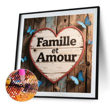 Load image into Gallery viewer, Diamond Painting - Full Round - French Family And Love (40*40CM)