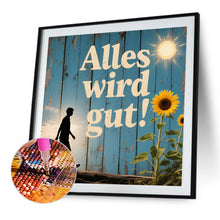 Load image into Gallery viewer, Diamond Painting - Full Round - German Everything Will Be Fine (40*40CM)