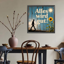 Load image into Gallery viewer, Diamond Painting - Full Round - German Everything Will Be Fine (40*40CM)