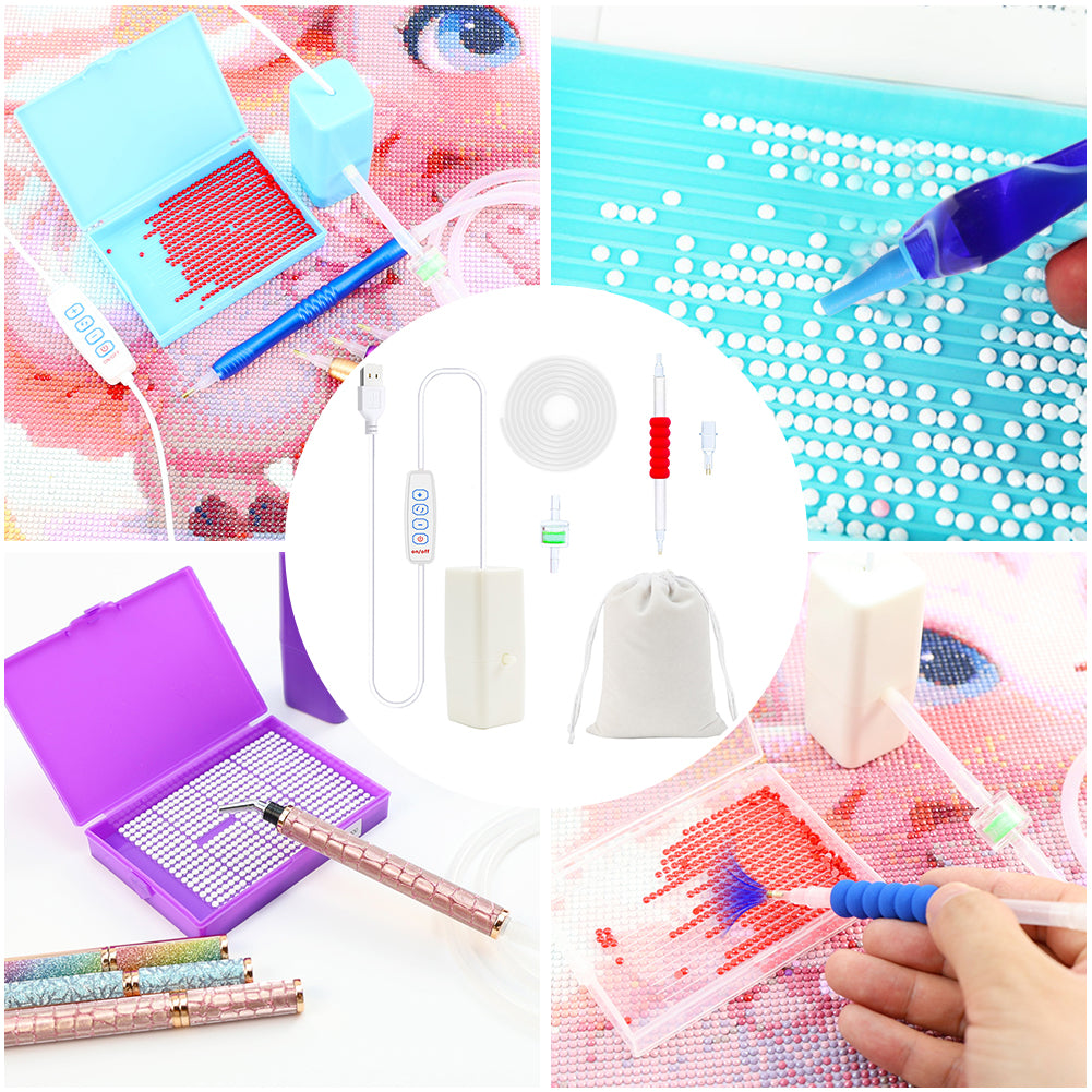 Electric Diamond Painting Pen Point Drill Pen Kits DIY Diamond Painting Tool