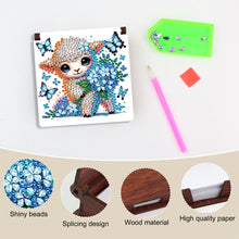 Load image into Gallery viewer, Animals Diamond Painting Notecard Box Gem Art Sticky Note Holder for Home Office