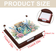 Load image into Gallery viewer, Animals Diamond Painting Notecard Box Gem Art Sticky Note Holder for Home Office