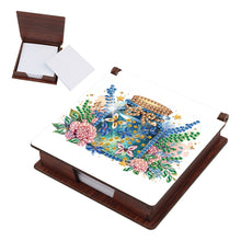 Load image into Gallery viewer, Animals Diamond Painting Notecard Box Gem Art Sticky Note Holder for Home Office