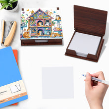 Load image into Gallery viewer, Animals Diamond Painting Notecard Box Gem Art Sticky Note Holder for Home Office