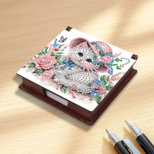 Load image into Gallery viewer, Animals Diamond Painting Notecard Box Gem Art Sticky Note Holder for Home Office