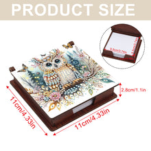 Load image into Gallery viewer, Animals Diamond Painting Notecard Box Gem Art Sticky Note Holder for Home Office
