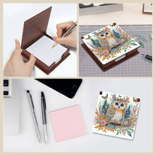 Load image into Gallery viewer, Animals Diamond Painting Notecard Box Gem Art Sticky Note Holder for Home Office