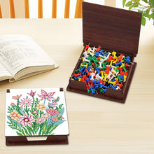 Load image into Gallery viewer, Animals Diamond Painting Notecard Box Gem Art Sticky Note Holder for Home Office