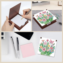 Load image into Gallery viewer, Animals Diamond Painting Notecard Box Gem Art Sticky Note Holder for Home Office