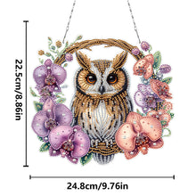 Load image into Gallery viewer, Acrylic Special Shape Owl Diamond Painting Art Pendants for Adults Beginners