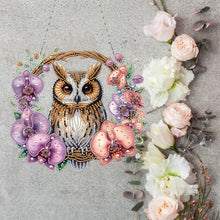 Load image into Gallery viewer, Acrylic Special Shape Owl Diamond Painting Art Pendants for Adults Beginners