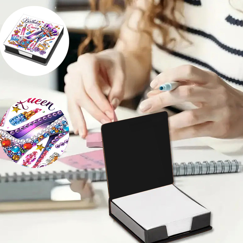 High Heels Diamond Painting Memo Pad Holder Mosaic Kit for DIY Art Craft