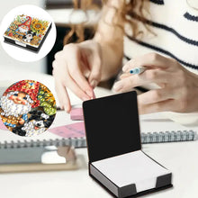 Load image into Gallery viewer, Gnome Diamond Painting Memo Pad Holder with 160 Sheets of Paper for DIY Craft