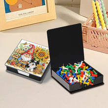 Load image into Gallery viewer, Gnome Diamond Painting Memo Pad Holder with 160 Sheets of Paper for DIY Craft