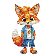 Load image into Gallery viewer, Acrylic Shaking Head Fox Table Top Special Shape Diamond Painting Ornament Kits