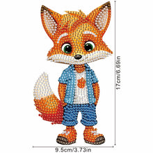 Load image into Gallery viewer, Acrylic Shaking Head Fox Table Top Special Shape Diamond Painting Ornament Kits