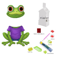 Load image into Gallery viewer, Acrylic Shaking Head Frog Table Top Special ShapeDiamond Painting Ornament Kits